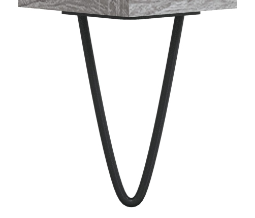 Mesa de centro madera contrachapada gris Sonoma 102x50x40 cm