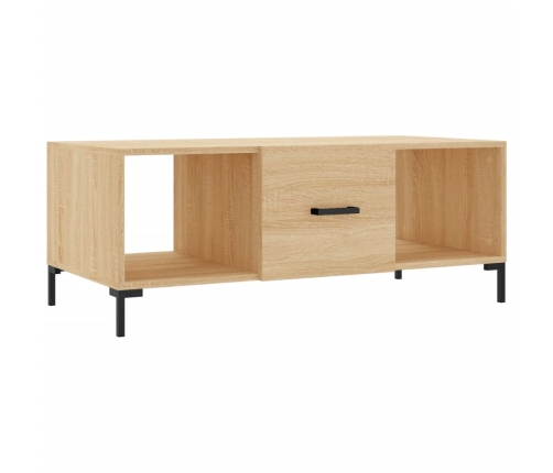 Mesa de centro madera contrachapada roble Sonoma 102x50x40 cm