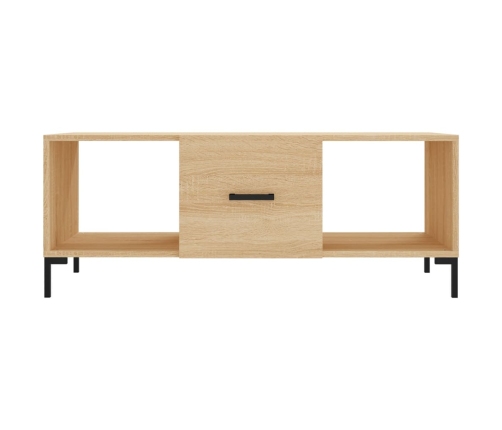 Mesa de centro madera contrachapada roble Sonoma 102x50x40 cm