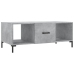 Mesa de centro madera contrachapada gris hormigón 102x50x40 cm