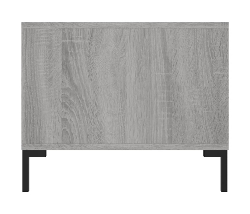 Mesa de centro madera contrachapada gris Sonoma 102x50x40 cm