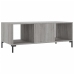 Mesa de centro madera contrachapada gris Sonoma 102x50x40 cm