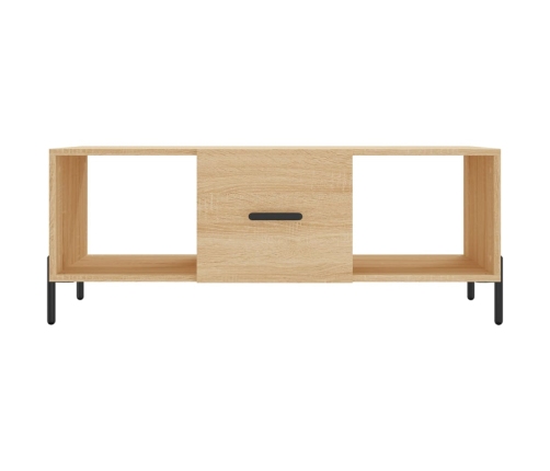 Mesa de centro madera contrachapada roble Sonoma 102x50x40 cm