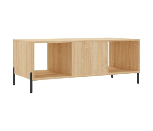 Mesa de centro madera contrachapada roble Sonoma 102x50x40 cm