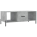 Mesa de centro madera contrachapada gris hormigón 102x50x40 cm