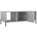 Mesa de centro madera contrachapada gris hormigón 102x50x40 cm