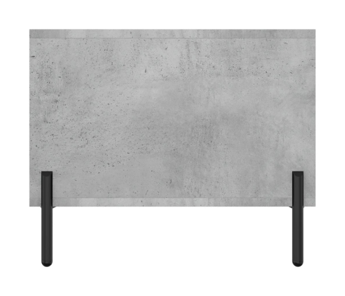 Mesa de centro madera contrachapada gris hormigón 102x50x40 cm