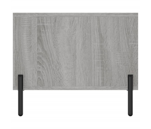 Mesa de centro madera contrachapada gris Sonoma 102x50x40 cm