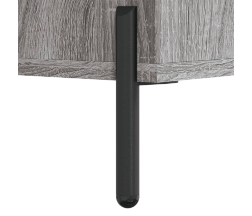 Mesa de centro madera contrachapada gris Sonoma 102x50x40 cm