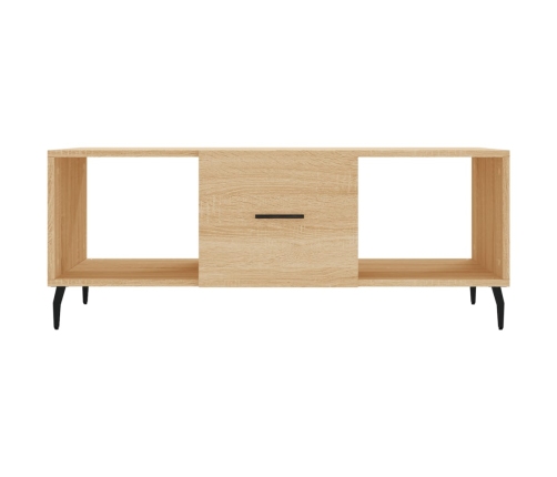 Mesa de centro madera contrachapada roble Sonoma 102x50x40 cm