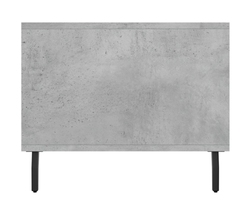 Mesa de centro madera contrachapada gris hormigón 102x50x40 cm