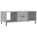 Mesa de centro madera contrachapada gris Sonoma 102x50x40 cm