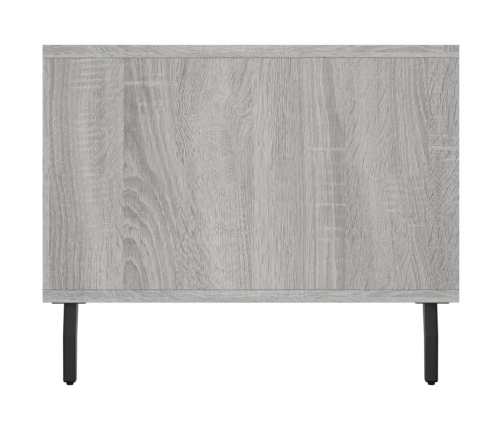 Mesa de centro madera contrachapada gris Sonoma 102x50x40 cm