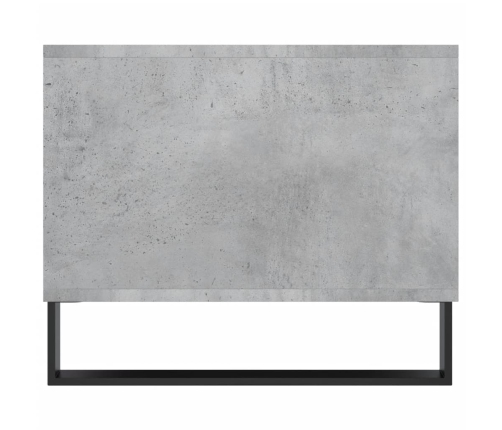 Mesa de centro madera contrachapada gris hormigón 102x50x40 cm