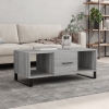 Mesa de centro madera contrachapada gris Sonoma 102x50x40 cm