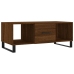 Mesa de centro madera contrachapada roble marrón 102x50x40 cm