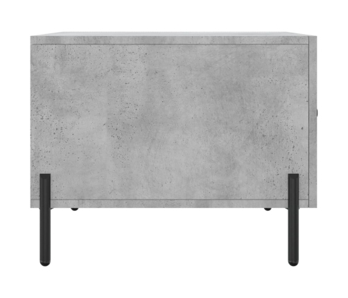 Mesa de centro 2 uds madera ingeniería gris hormigón 50x50x40cm