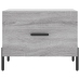 Mesa de centro madera contrachapada gris Sonoma 50x50x40 cm