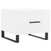 Mesa de centro madera de ingeniería brillo blanco 50x50x40 cm