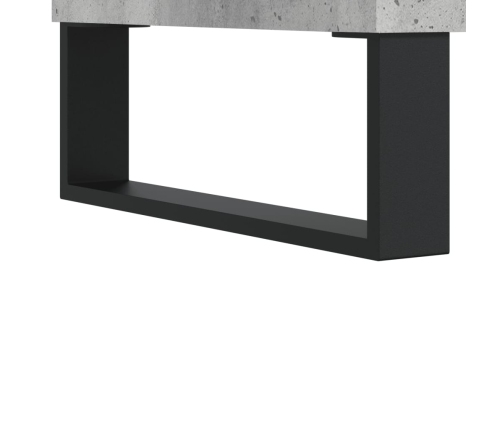 Mesa de centro 2 uds madera ingeniería gris hormigón 50x50x40cm