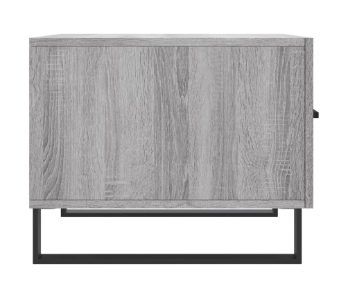 Mesa de centro madera contrachapada gris Sonoma 50x50x40 cm