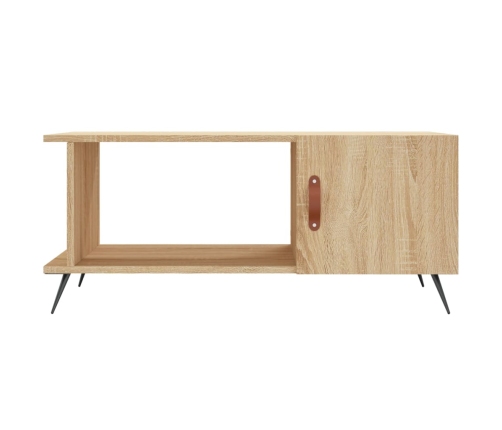 Mesa de centro madera contrachapada roble Sonoma 90x50x40 cm