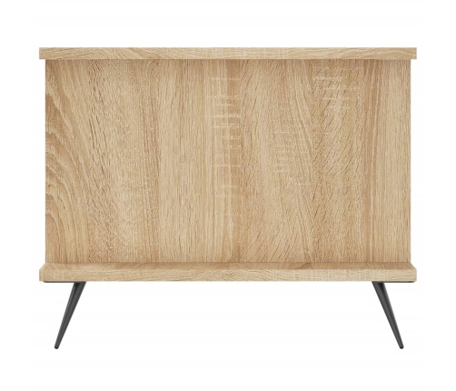 Mesa de centro madera contrachapada roble Sonoma 90x50x40 cm