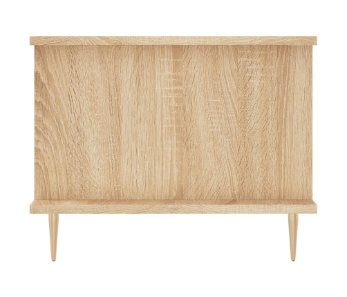 Mesa de centro madera contrachapada roble Sonoma 90x50x40 cm