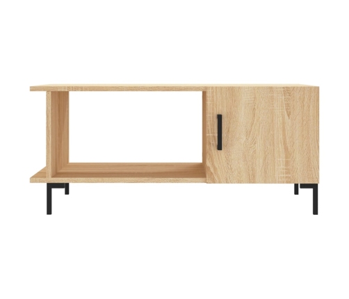 Mesa de centro madera contrachapada roble Sonoma 90x50x40 cm