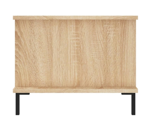 Mesa de centro madera contrachapada roble Sonoma 90x50x40 cm