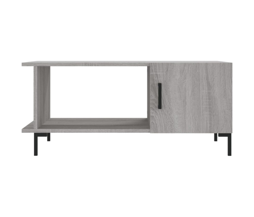 Mesa de centro madera contrachapada gris Sonoma 90x50x40 cm