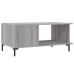 Mesa de centro madera contrachapada gris Sonoma 90x50x40 cm