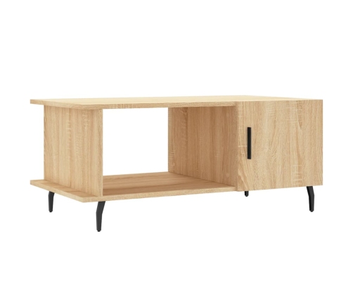 Mesa de centro madera contrachapada roble Sonoma 90x50x40 cm