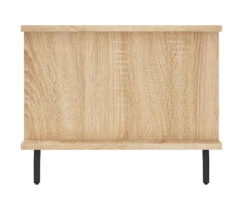 Mesa de centro madera contrachapada roble Sonoma 90x50x40 cm