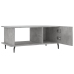 Mesa de centro madera contrachapada gris hormigón 90x50x40 cm