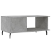 Mesa de centro madera contrachapada gris hormigón 90x50x40 cm