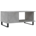 Mesa de centro madera contrachapada gris hormigón 90x50x40 cm