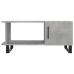 Mesa de centro madera contrachapada gris hormigón 90x50x40 cm