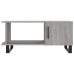 Mesa de centro madera contrachapada gris Sonoma 90x50x40 cm