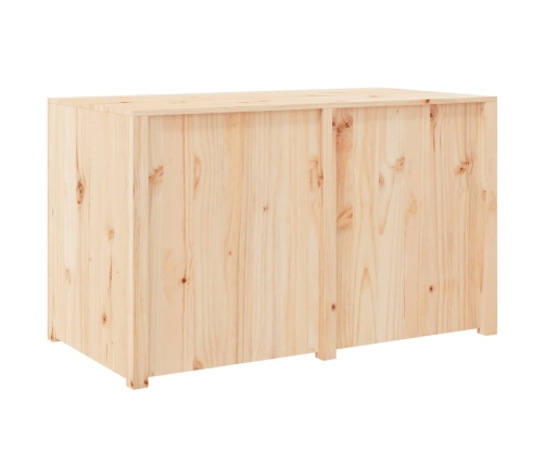 Mueble de cocina de exterior madera maciza de pino 106x55x64 cm