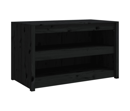 Mueble de cocina exterior madera maciza pino negro 106x55x64 cm