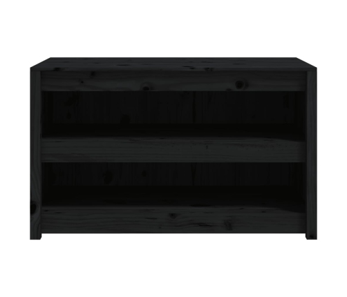 Mueble de cocina exterior madera maciza pino negro 106x55x64 cm