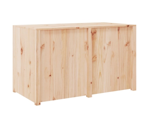 Mueble de cocina de exterior madera maciza de pino 106x55x64 cm