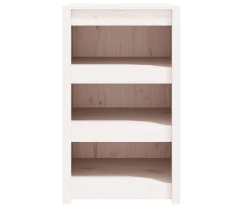 Mueble de cocina exterior madera maciza pino blanco 55x55x92 cm