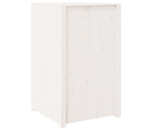 Mueble de cocina exterior madera maciza pino blanco 55x55x92 cm