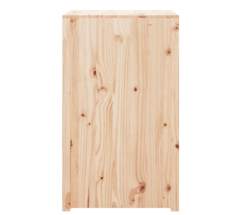 Mueble de cocina de exterior madera maciza de pino 55x55x92 cm