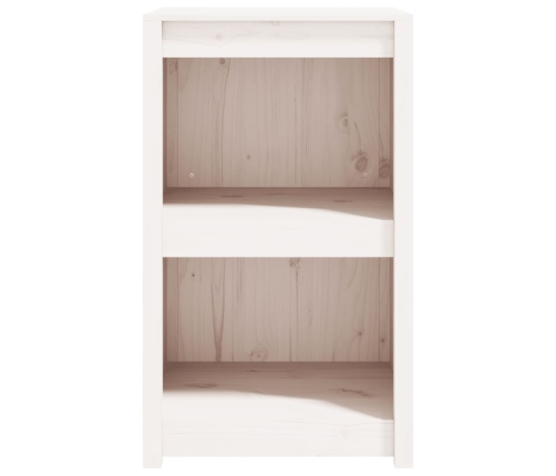 Mueble de cocina exterior madera maciza pino blanco 55x55x92 cm