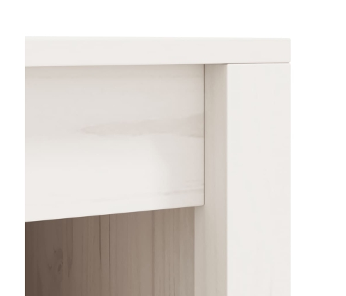 Mueble de cocina exterior madera maciza pino blanco 55x55x92 cm