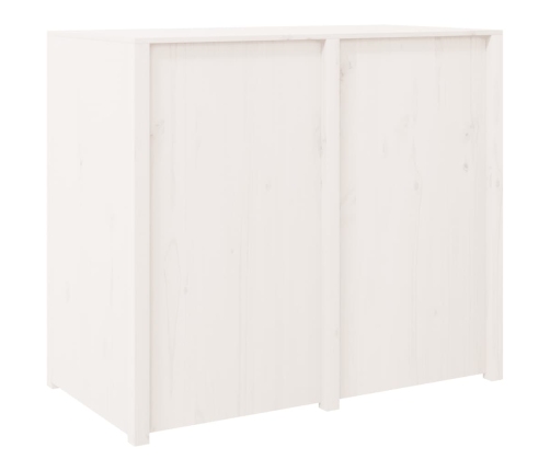 Mueble de cocina exterior madera maciza pino blanco 106x55x92cm