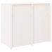 Mueble de cocina exterior madera maciza pino blanco 106x55x92cm